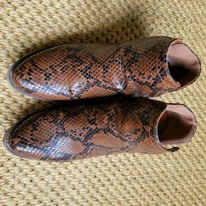 Snake Skin Boots